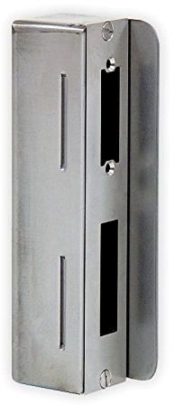 Schloßkasten Gegenkasten 30 + 40 mm Schließblech f. elektr. Türöffner V2A verzinkt eisenroh (Eisenroh)