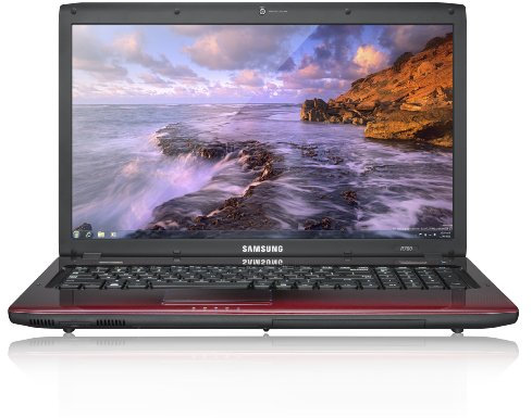 Samsung R780 17.3-inch Laptop (C2D i5-430M 2.26 GHz Processor, 4 GB RAM, 500 GB HDD,Blu-ray/DVDRW, 6 Cell Battery, HD+, HDMI, eSATA, Webcam, Windows 7 Home Premium, Red)