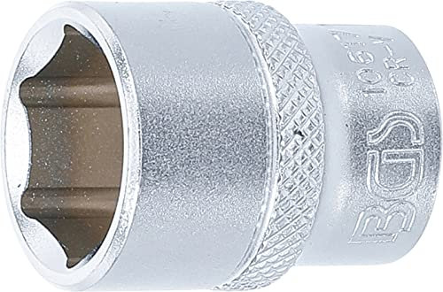 BGS 10617 | Llave de vaso hexagonal | entrada 10 mm (3/8) | 17 mm