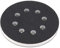 DFS Softauflage 125mm 8-Loch aus Schaum (weich) zum schleifen von Rundungen, Soft Pad für Schleifteller, Polierteller, Schleifpapier Klett