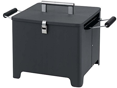 tepro Holzkohlegrill Chill&Grill Cube anthrazit, Grillfläche: ca. 31,5 x 31,5 cm