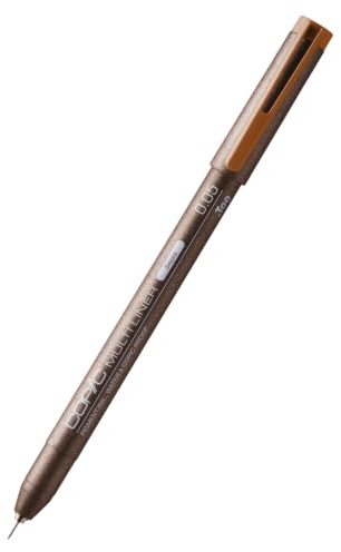 COPIC Multiliner 0,05 mm, Sepia, Fineliner mit Einer feinen Spitze und wasserbeständiger Pigmenttinte
