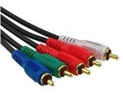 Cable Builders 6FT Component Video Cable with Audio RGB Red Green Blue White Red