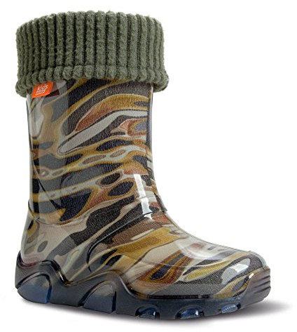 DEMAR Kinder Gummistiefel gefüttert STORMER LUX (Size 24/25 EU) Tarn