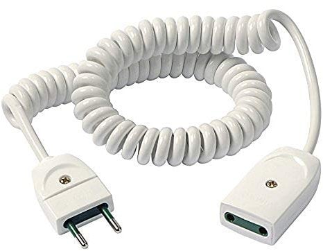 Vimar 0P32322.B Cavo Prolunga Estensibile, 2 x 0.75, 3 m Bianco, 3m
