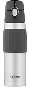 Thermos 022059 Gourde Isotherme avec Grippe Ergonomique Thermax Acier Inoxydable