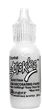 Glitter Glue Stickers, 5 oz-Crystal