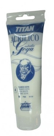 titán ACRILICO Goya ESTUDIO 230ML (55 Azul Cyan), Multicolor, One Size, 230