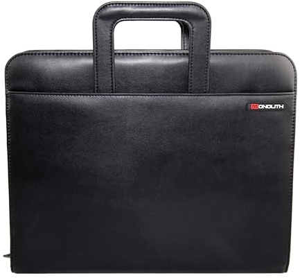 Monolith Drop Handle Executive Leather Look Case Koskin 2791 - Black, Pack of 1