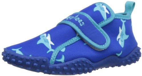 Playshoes Zapatos Acuaticos, Zapatos para deportes Acuáticos Unisex niños, Tiburón, 20/21 EU