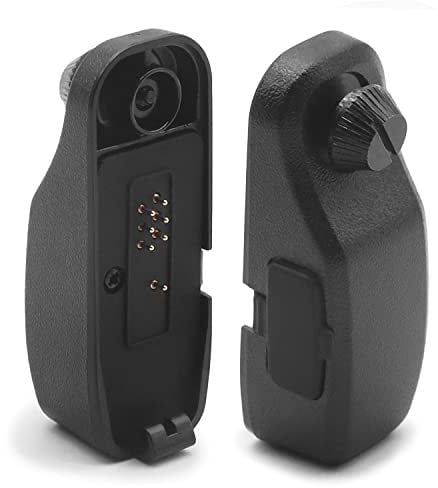 SUNDELY Audio Earpiece Headset Adaptor Connecter Block for Motorola Radio MTP850S MTP6650 DP4600 DP9000 DGP4150 DGP6150 XPR6300 XPR6550 XIR-P8200 XIR-P8260 XIR-P8268 UHF digital Multi-pin to 2-pin