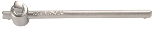SW-Stahl 05707L Gleitgriff 1/4 Zoll - 115 mm Steckgriff - CrV-Stahl | T-Griff für 1/4 Umschaltknarre, matt verchromt, ideal zum Lösen fest sitzender Schrauben, 115x29x14 mm, hochwertiges