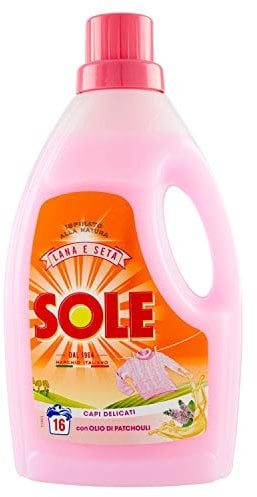 Sole Detersivo per Bucato in Lavatrice e a Mano con Balsamo Ammorbidente, Lana e Delicati, 1000 ml