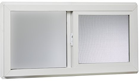 Park Ridge VBSI3216PR ventana deslizante de vinilo para sótano, 32 x 16 pulgadas, color blanco