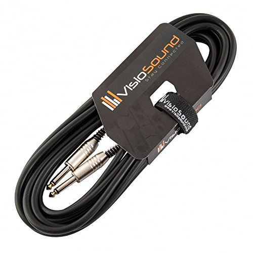 6.35mm 1/4 Jack to Jack PA Speaker Cable / Guitar Amp Head Cab Lead (6m) | Professional Tour-Grade OFC Speaker Cable