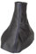 Für Vauxhall Opel Vectra B 1996–2003 Schaltsack schwarz Leder blau Nähten