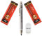 Koh-I-Noor 5359 Mechanischer Fallminenstift 5,6 mm - Metallminenhalter mit Graphitminen Set 4865 4B und intervisio Bleistiftspitzer mit Radiergummi - für Schule, Schriftsteller, Künstler