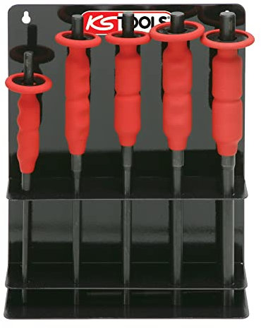 KS Tools 156.0020 Splintentreibersatz mit Handschutzgriff, 5-tlg. 6-14mm