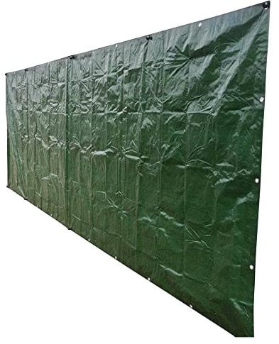 NOOR Abdeckplane Profi 140g/m² 1,8 x 5m in Grün I Gewebeplane mit Ösen I UV-resistenter Stoff I Regenplane wasserdicht für den Garten I Schutz vor Wind, Wetter, Schmutz und Feuchtigkeit