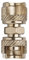 Mecafer 156105 Double écrou fraisé