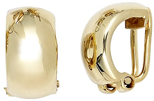Jobo Damen Ohrclips 333 Gold Gelbgold Ohrringe Clips
