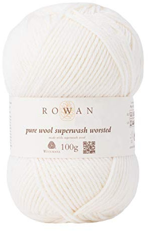 Rowan 9802170-00101 Handstrickgarn, 100% Wolle, Ivory, onesize