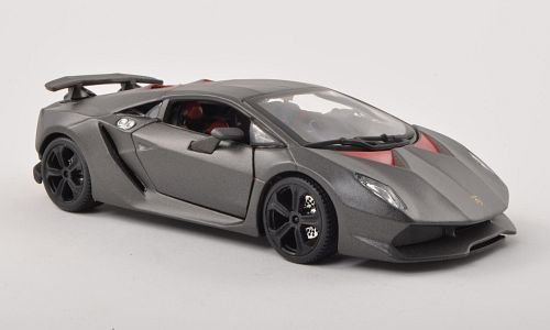 Lamborghini Sesto Elemento, met.-matt-grau, Modellauto, Fertigmodell, Bburago 1:24
