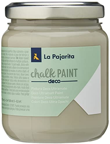 La Pajarita 105637 Pintura para Decoración y DIY, Chalk, 1, Gris (London Grey)