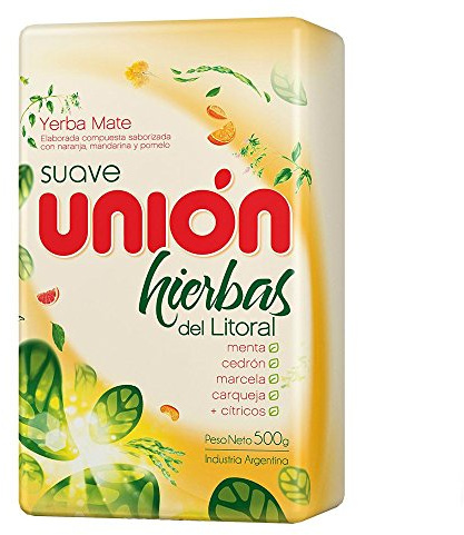 Yerba Mate Unión Suave Hierbas Hierbas Litoral costero