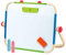 Hape Mobiles Atelier von Hape für kleine Entdecker | Preisgekrönte doppelseitige Stehtafel für Kinder, mit Whiteboard/Kreidetafel mit zwei Kreidestücken, einem Radierer und einem Haftmagneten aus Holz zum Halten von Papier