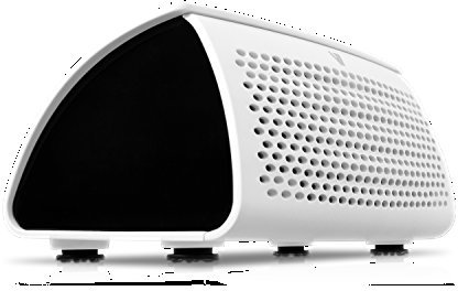 V7 Powerbank und Bluetooth 3.0 Lautsprecher (3600 mAh, 5 Watt, NFC Verbindungsfunktion) Android Smartphone/Samsung Galaxy/HTC/Sony Xperia/Iphone/Ipad/IPod und Tablet unterwegs Weiß