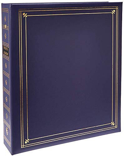 Pioneer Photo Albums APS-247/BB - Funda de piel sintética con 3 anillas (10 x 10 cm), color azul