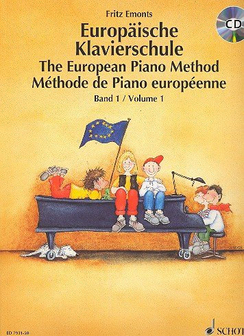 Europäische Klavierschule Band 1 (+CD) mit Bleistift - Ausgezeichnet mit dem Deutschen Musikeditionspreis 1992! - Noten/sheet music