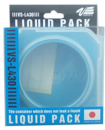Meiho Liquid Pack VS L430 blau 11x11x4,4cm Köderbox, Angelbox zum Aromatisieren von Gummiködern, Köderbox zum Flavourn von Ködern