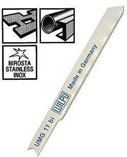 WILPU Stichsägeblatt UMG 11 BI mit Universalschaft- / U-Schaft-Aufnahme, 5 Stück