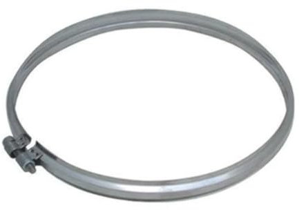 Fascetta bloccaggio in acciaio per canne fumarie 150mm