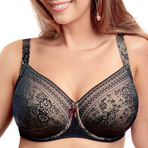 Rosa Faia Fleur Underwired Bra Reggiseno con ferretto, Donna, Nero, 6G