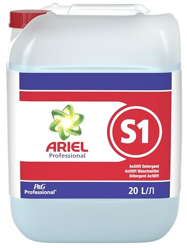 P & G Professional Ariel S1 ACTI Lift – Lessive Liquide – Concentré – pour P & G Professional Dispositif de dosage – 20 L – 1 bidon
