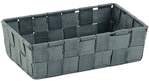 Kela Korb Alvaro 23x15x6cm aus Kunststoff in grau, Plastik, 23 x 15 x 6 cm