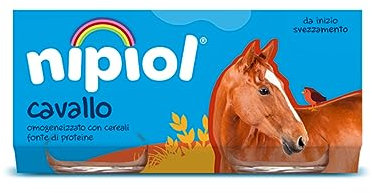 Nipiol Omogeneizzato Cavallo 2x80g (12 Confezioni)