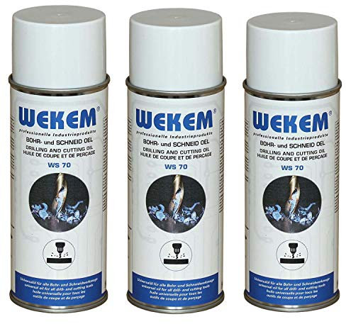 3x 400ml Wekem Bohr- Schneidöl WS70
