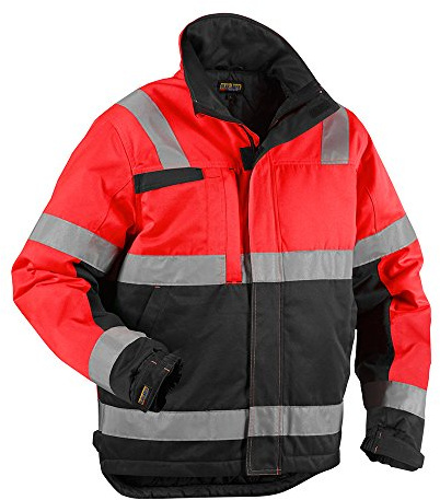Blaklader 48621811 WINTERJACKET, Rot/Schwarz, grootte M