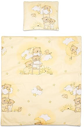2-teiliges Baby Kinder Bettbezug 80 x 70 cm mit Kopfkissenbezug - Muster 3