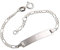 Silberketten Store Baby- & Kinder ID Armband inklusive Gravur & Geschenksäckchen I aus 925 Silber gefertigt I nickelfrei für Allergiker geeignet I 10 verschiedene Schriftarten I 14 cm