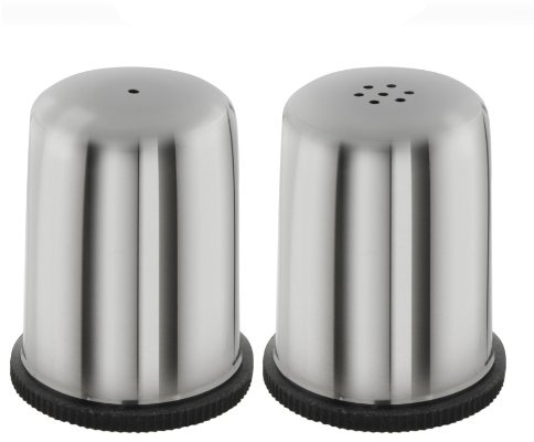 Excellent Houseware Metal Salt and Pepper Shaker Holder Set
