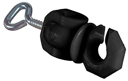 Göbel Weidezaun Elektrozaun Isolator Vollringisolator zum fixieren am Pfahl 25 St.