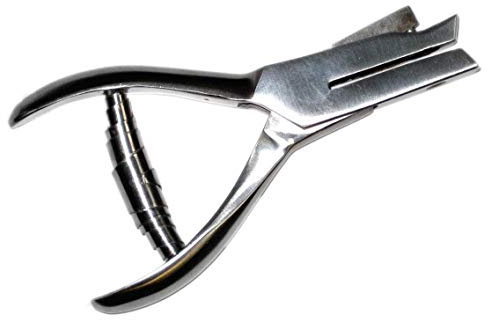 Hochwertige Lochzange - Ticketzange für Prüfplaketten: Ø 3 mm mit 35 mm Maultiefe