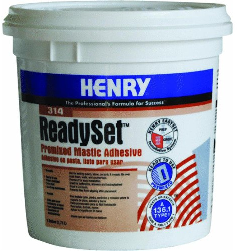 Ww Henry Company Fp0rset044 Mastic Adhesive Gallon Ready SET