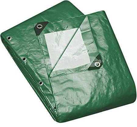 BRUNNER Campingartikel pe-tarp 4 x 5 m – 120 g/qm (grün)