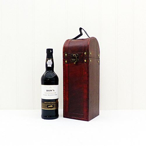 70cl Dow's Trademark Finest Reserve Port in a Wooden Replica Antique Keepsake Chest - Gift Ideas for Mum, Valentines, Mothers Day, Birthday, Anniversary, Corporate and Business, Dad, Fathers Day, him, her